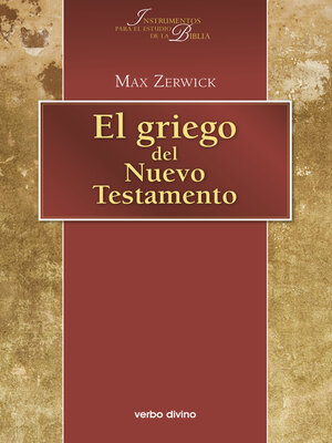 cover image of Curso avanzado del griego del Nuevo Testamento